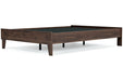 Calverson Mocha Full Platform Bed - EB3660-112 - Gate Furniture