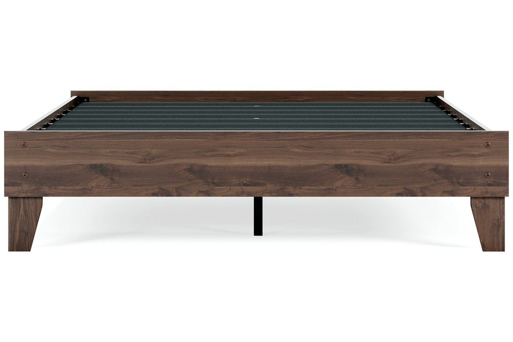 Calverson Mocha Queen Platform Bed - EB3660-113 - Gate Furniture