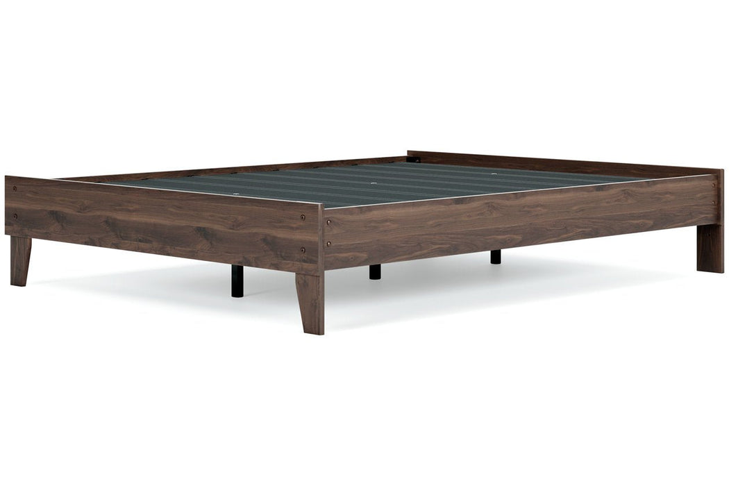 Calverson Mocha Queen Platform Bed - EB3660-113 - Gate Furniture