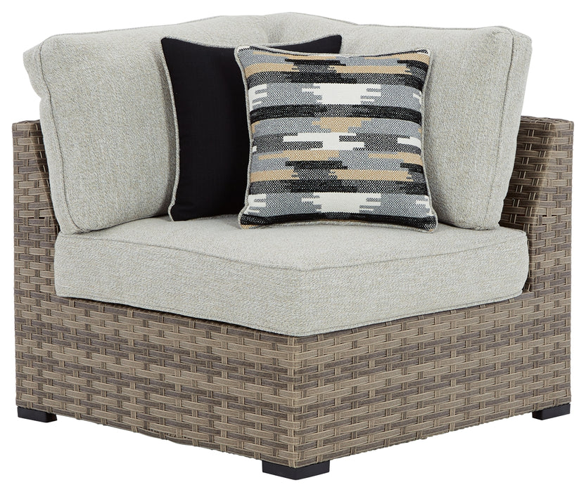 Calworth Outdoor Corner with Cushion (Set of 2) - P458-877 - In Stock Furniture