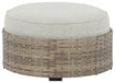Calworth Outdoor Ottoman with Cushion - P458-814 - In Stock Furniture