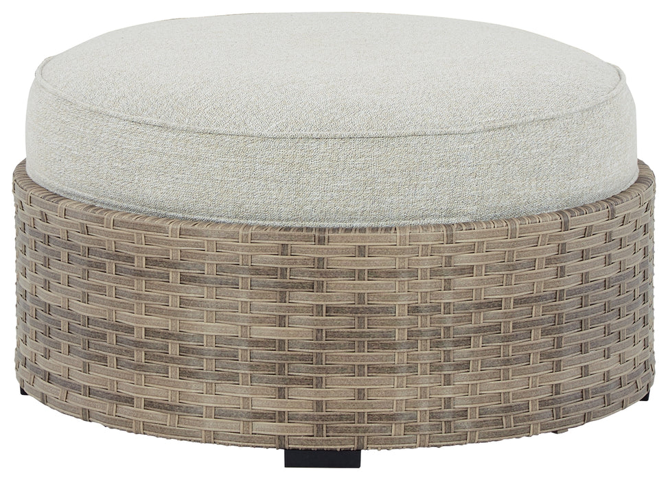 Calworth Outdoor Ottoman with Cushion - P458-814 - In Stock Furniture