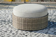 Calworth Outdoor Ottoman with Cushion - P458-814 - In Stock Furniture