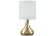 Camdale Brass Finish Table Lamp - L204344 - Gate Furniture