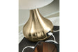 Camdale Brass Finish Table Lamp - L204344 - Gate Furniture