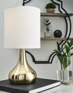 Camdale Brass Finish Table Lamp - L204344 - Gate Furniture