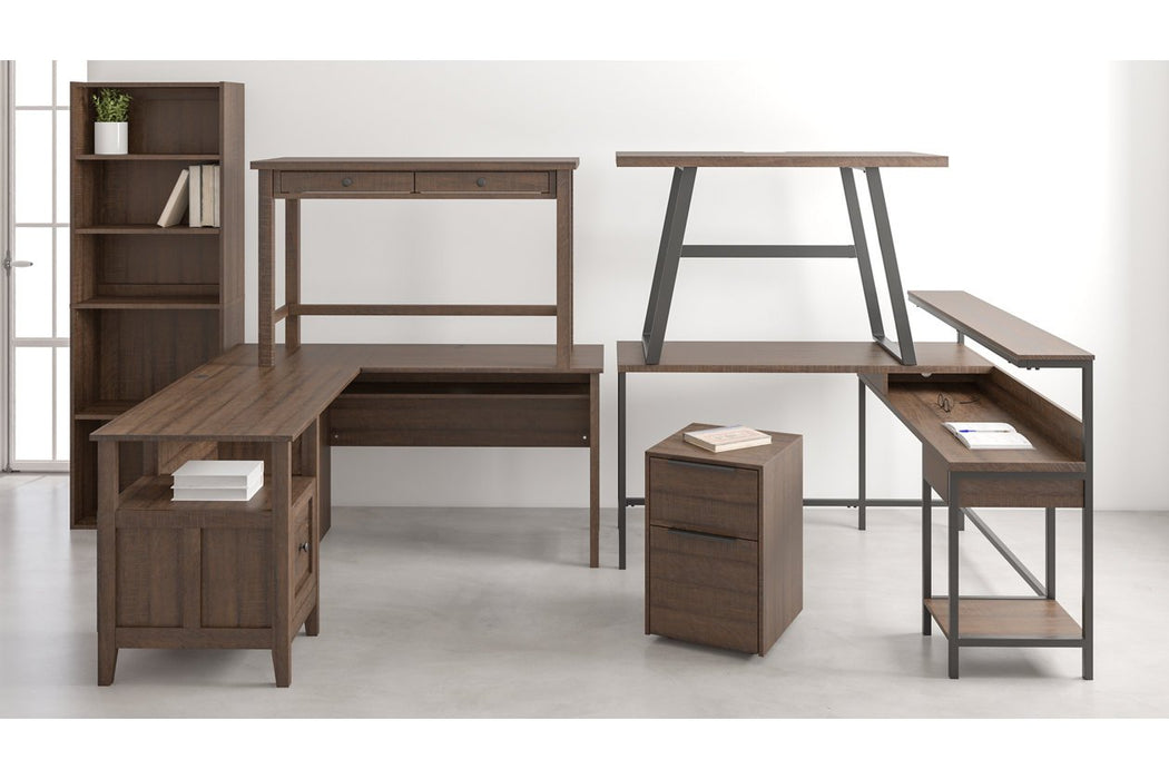 Camiburg Warm Brown 47" Home Office Desk - H283-14 - Gate Furniture