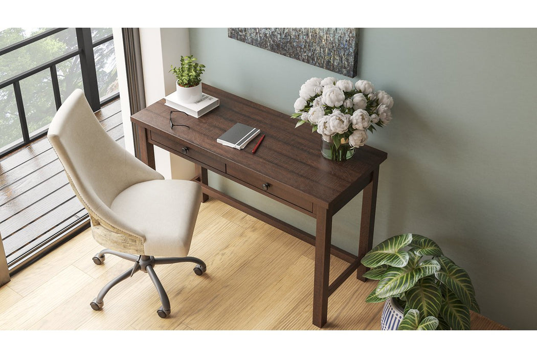 Camiburg Warm Brown 47" Home Office Desk - H283-14 - Gate Furniture