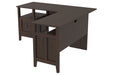 Camiburg Warm Brown 58" Home Office Desk - H283-34 - Gate Furniture