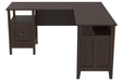 Camiburg Warm Brown 58" Home Office Desk - H283-34 - Gate Furniture
