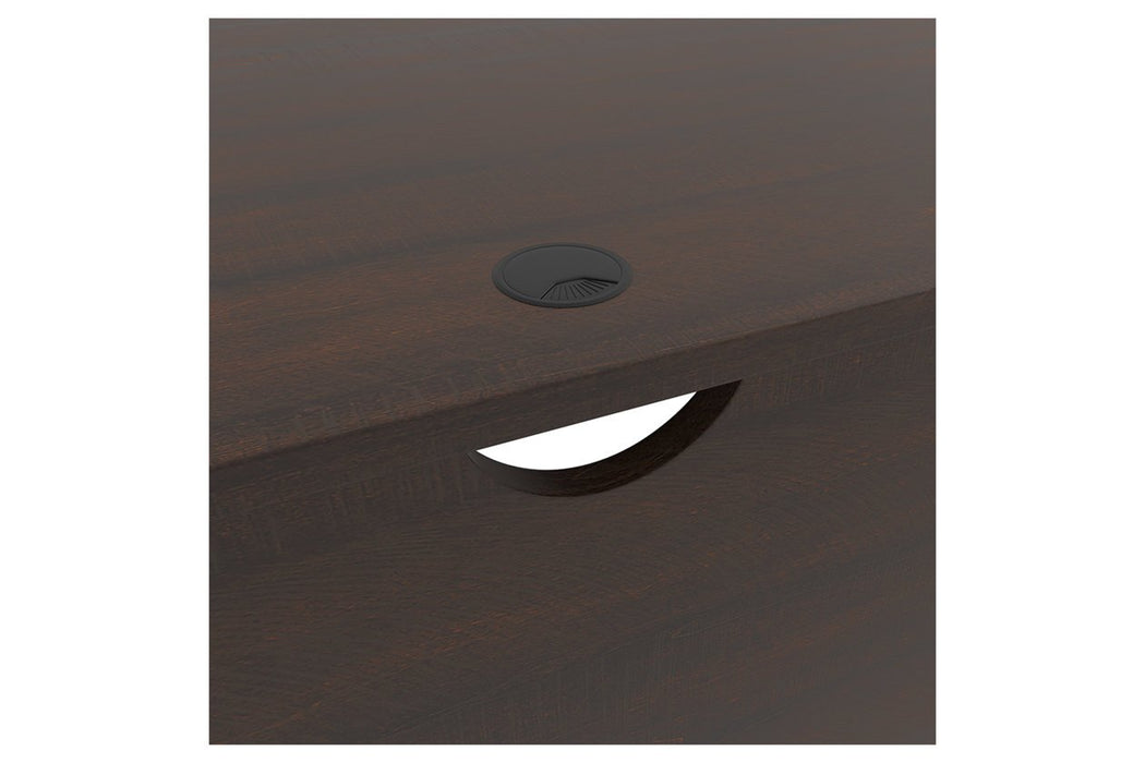 Camiburg Warm Brown 58" Home Office Desk - H283-34 - Gate Furniture