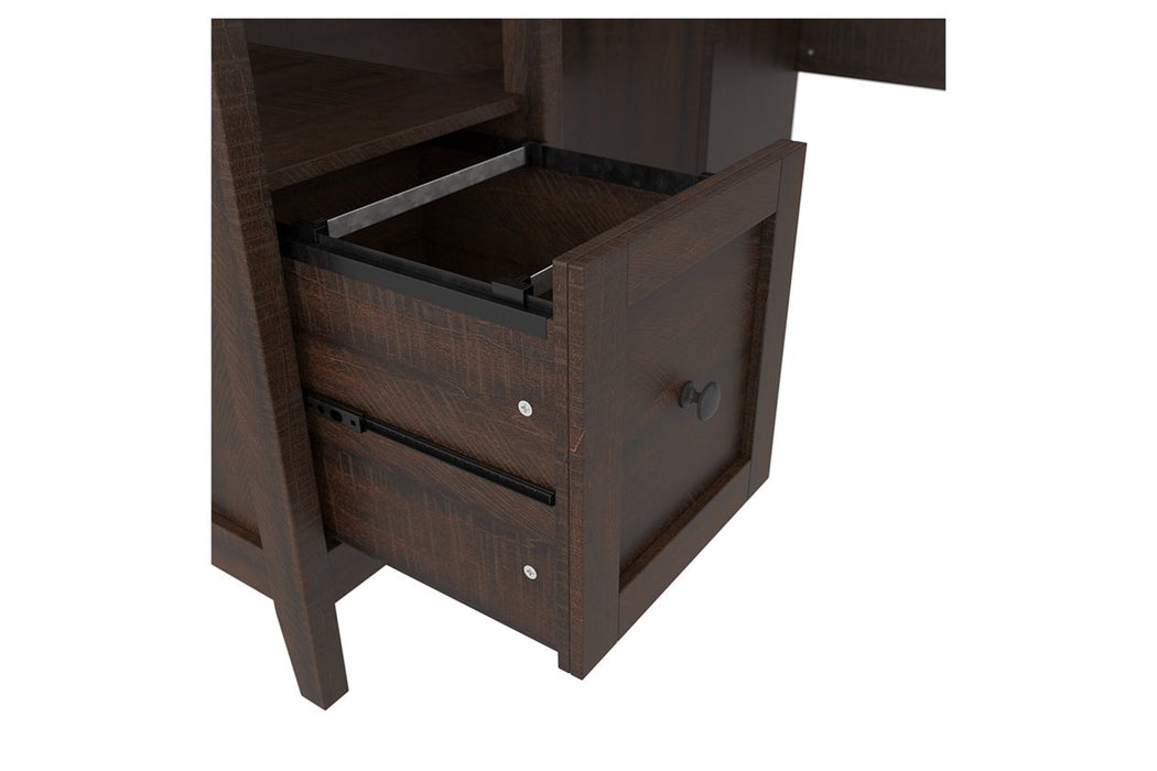 Camiburg Warm Brown 58" Home Office Desk - H283-34 - Gate Furniture