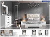 Carmen Bedroom White Set - Gate Furniture