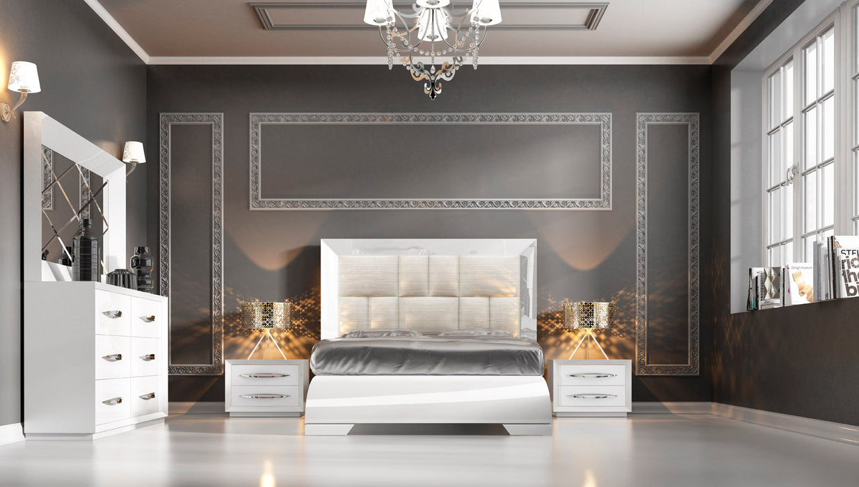 Carmen Bedroom White Set - Gate Furniture