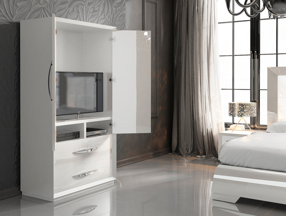 Carmen Bedroom White Set - Gate Furniture