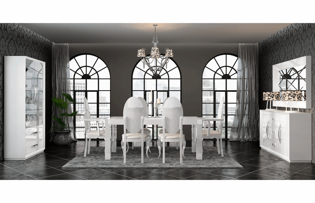 Carmen White Dining Room Set - Gate Furniture