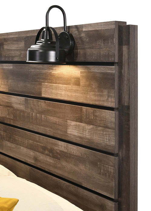 Carter Brown Platform Bedroom Set - Gate Furniture