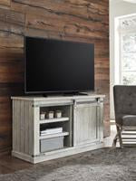 Carynhurst Whitewash 50" TV Stand - W755-28 - Gate Furniture