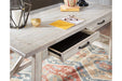 Carynhurst Whitewash 60" Home Office Desk - H755-44 - Gate Furniture