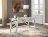 Carynhurst Whitewash 60" Home Office Desk - H755-44 - Gate Furniture