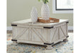 Carynhurst Whitewash Coffee Table - T929-20 - Gate Furniture