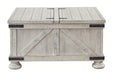 Carynhurst Whitewash Coffee Table - T929-20 - Gate Furniture