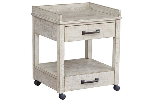 Carynhurst Whitewash Printer Stand - H755-11 - Gate Furniture