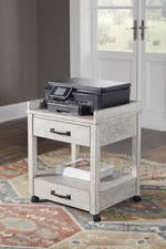 Carynhurst Whitewash Printer Stand - H755-11 - Gate Furniture