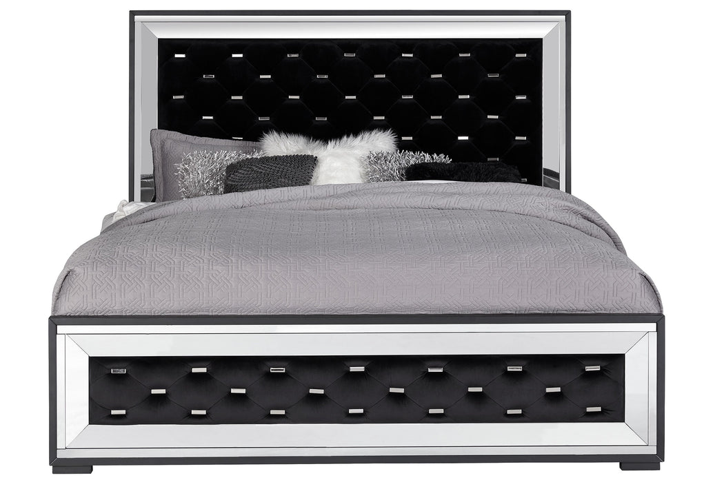 Catania King Bed, Dresser, Mirror, Nightstand - CATANIA-KB+DR+MR+NS - Gate Furniture