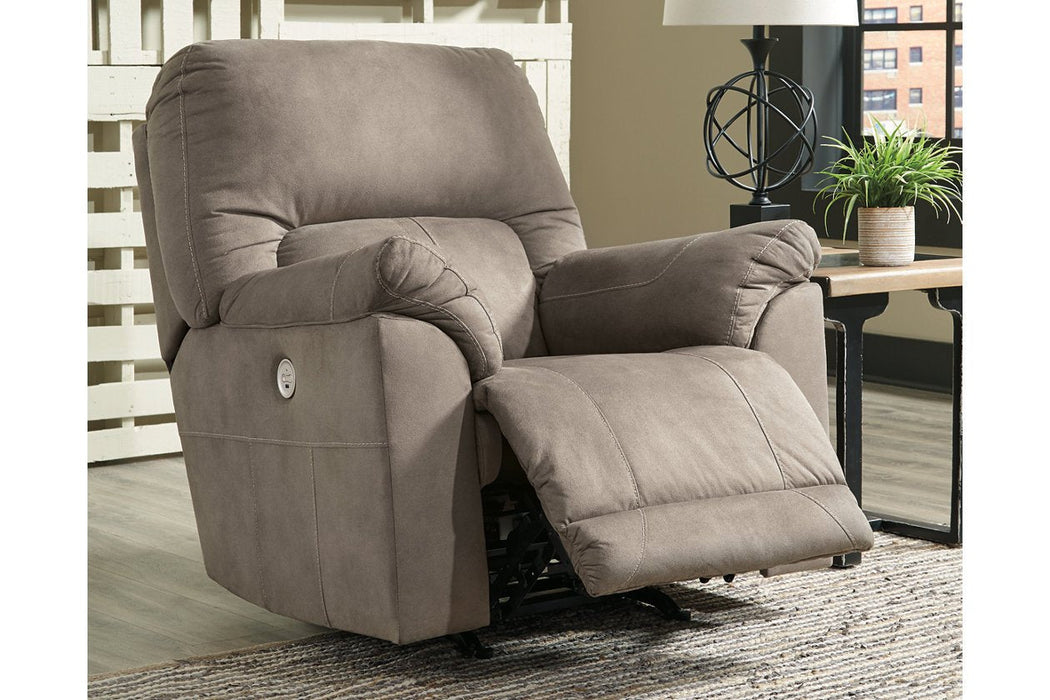 Cavalcade Slate Power Recliner - 7760198 - Gate Furniture