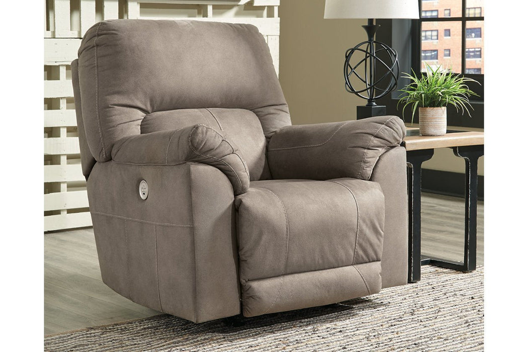 Cavalcade Slate Power Recliner - 7760198 - Gate Furniture