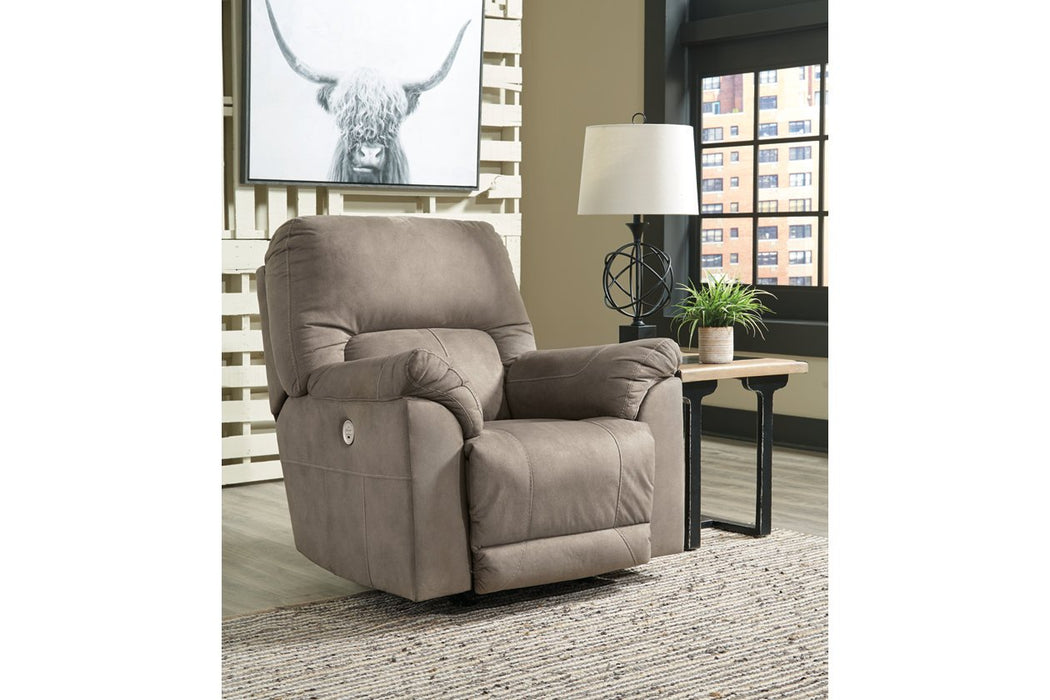 Cavalcade Slate Power Recliner - 7760198 - Gate Furniture