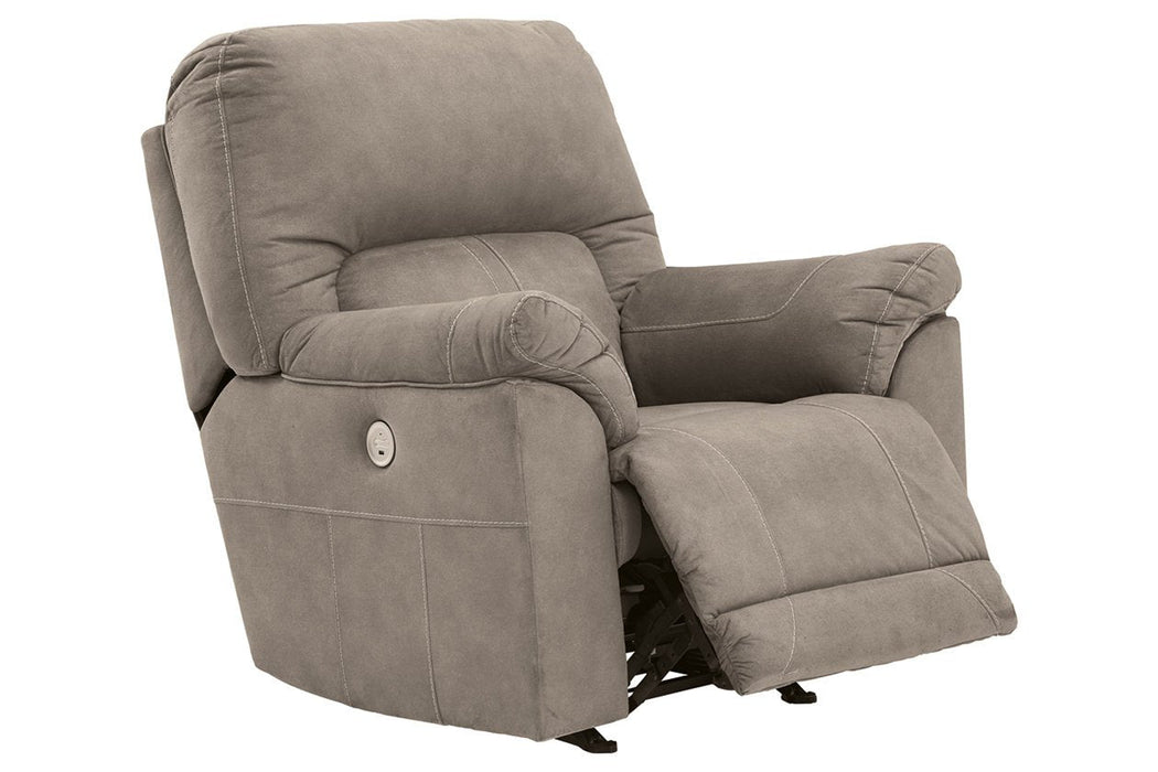 Cavalcade Slate Power Recliner - 7760198 - Gate Furniture