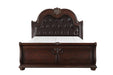 Cavalier Brown Sleigh Bedroom Set - Gate Furniture