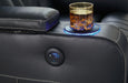 Center Point Reclining Sofa with Drop Down Table - 2400489 - In Stock Furniture