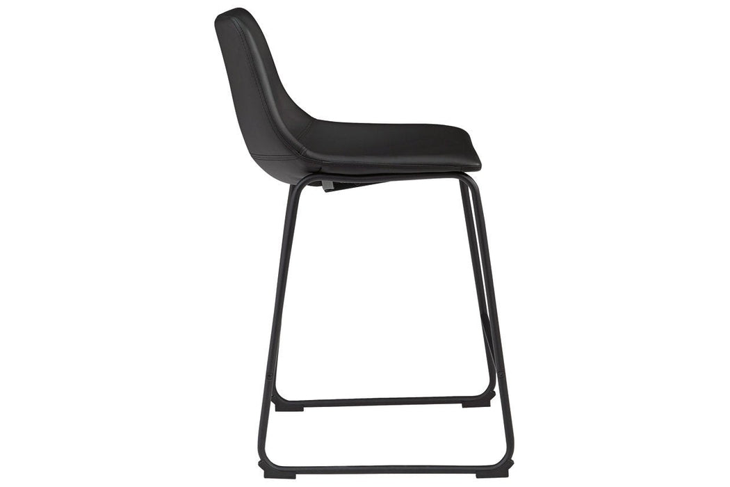 Centiar Black Counter Height Bar Stool - D372-624 - Gate Furniture