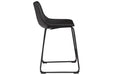 Centiar Black Counter Height Bar Stool - D372-624 - Gate Furniture