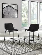 Centiar Black Counter Height Bar Stool - D372-624 - Gate Furniture