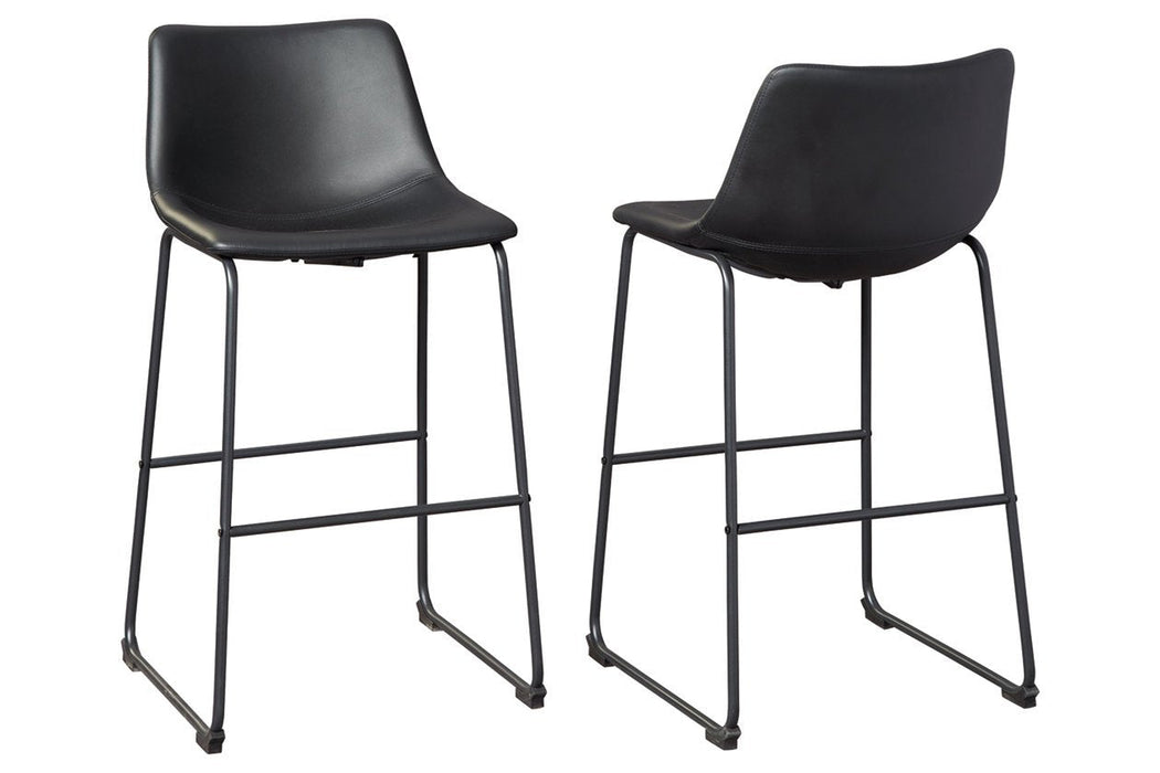 Centiar Black Pub Height Bar Stool - D372-630 - Gate Furniture