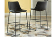 Centiar Black Pub Height Bar Stool - D372-630 - Gate Furniture