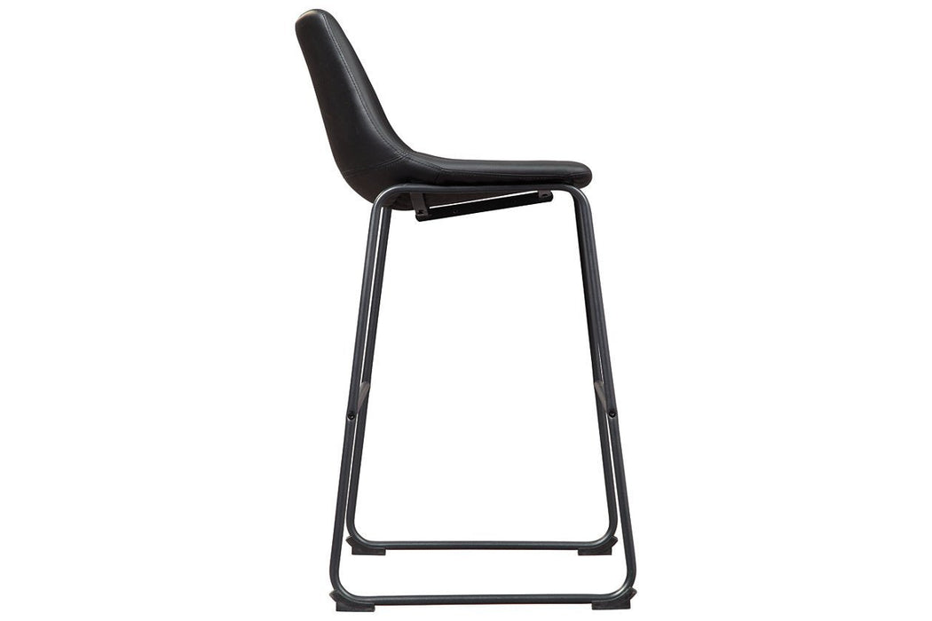 Centiar Black Pub Height Bar Stool - D372-630 - Gate Furniture