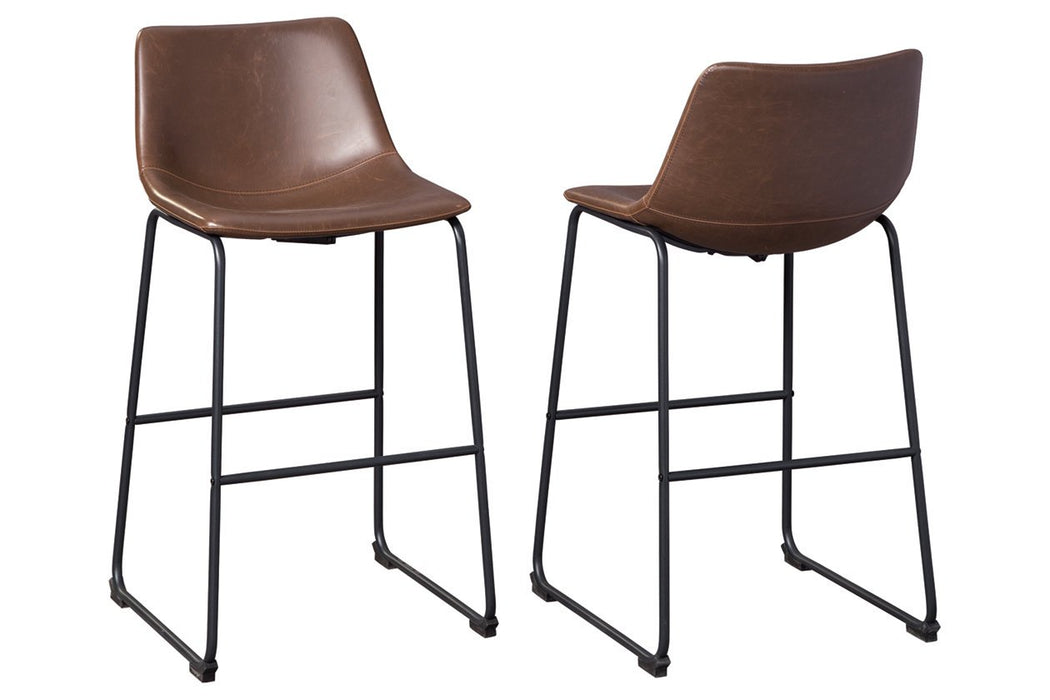 Centiar Brown Pub Height Bar Stool - D372-130 - Gate Furniture