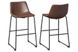 Centiar Brown Pub Height Bar Stool - D372-130 - Gate Furniture