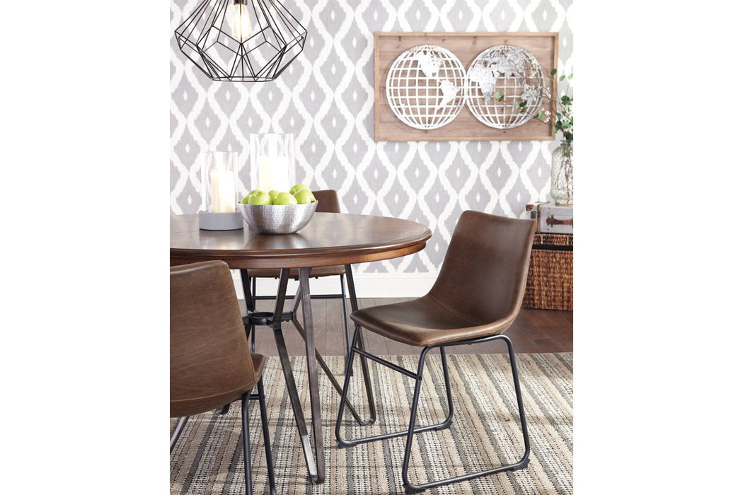Centiar Two-tone Brown Dining Table - D372-15 - Gate Furniture