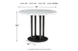 Centiar Two-tone Counter Height Dining Table - D372-23 - Gate Furniture