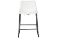 Centiar White Counter Height Bar Stool - D372-724 - Gate Furniture