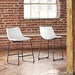 Centiar White Counter Height Bar Stool - D372-724 - Gate Furniture