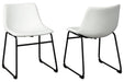 Centiar White Dining Chair (Set of 2) - D372-07 - Gate Furniture