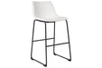 Centiar White Pub Height Bar Stool - D372-730 - Gate Furniture