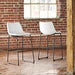 Centiar White Pub Height Bar Stool - D372-730 - Gate Furniture